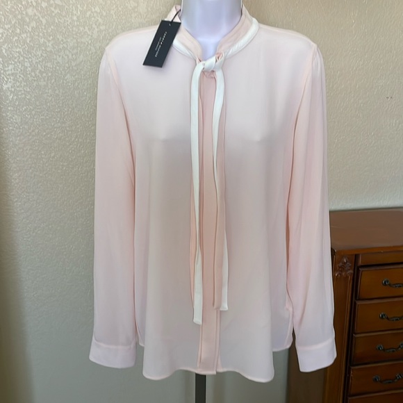 NWT Tommy Hilfiger suits separates pink blouse top size M - Picture 1 of 11